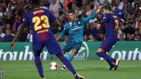 Barcelona 1-3 Real Madrid: Cristiano Ronaldo scores and sent off - BBC Sport