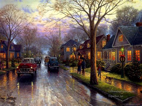 Christmas Paintings By Thomas Kinkade 7 - Full Image