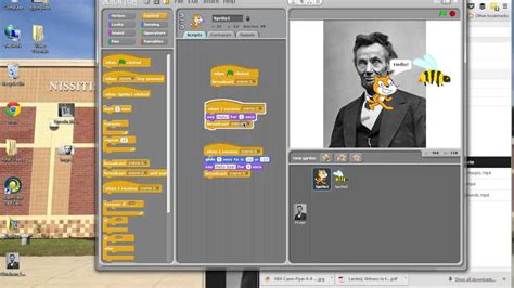 Scratch 1: Talking Characters coding - YouTube