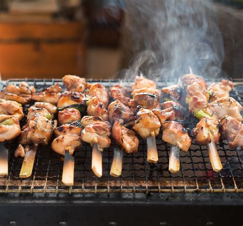 japanese grilled chicken yakitori skewers - glebe kitchen