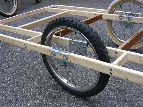 Homebuilt bicycle trailer 2 | This is a bicycle trailer that… | Flickr Bicycle Cargo Trailer ...