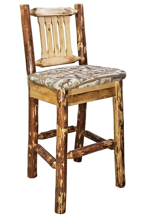 20 Rustic Log Bar Stools - The Urban Interior | Log bar stools, Bar stools, Rustic counter stools