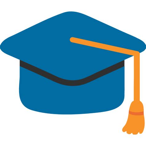 Graduation Cap | ID#: 7387 | Emoji.co.uk