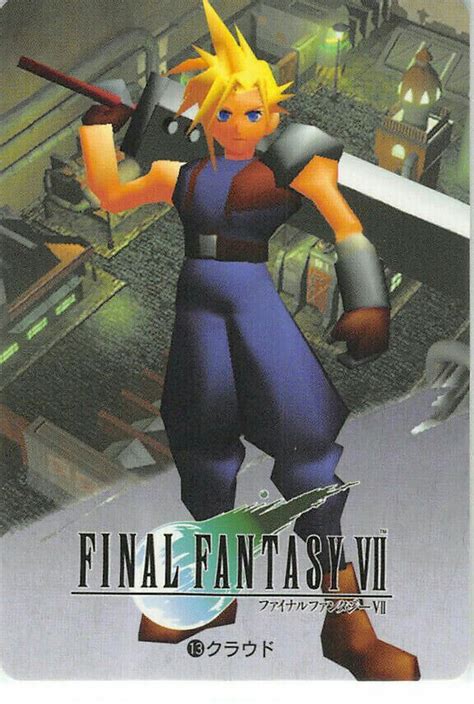 FINAL FANTASY VII RPG, CLOUD STRIFE, PS1 1997. Motto, Final Fantasy ...