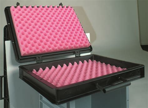 Anti Static Foam - Pink Profiled Foam Inserts - Static Safe Environments