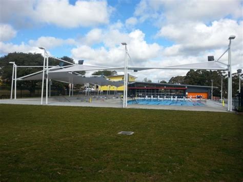 Hornsby Aquatic Centre - Pool Shade Structure - Shade And Membrane