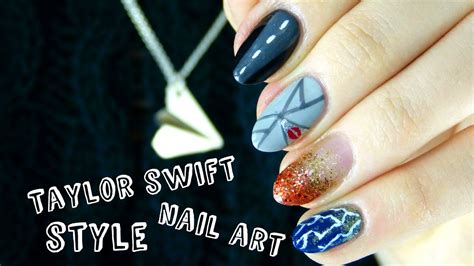 Taylor Swift 'Style' Music Video Nail Art | sophdoesnails - YouTube