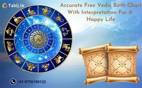 Accurate free Vedic birth chart with interpretation for a happy life