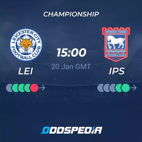 Leicester City vs Ipswich » Predictions, Odds, Live Scores & Stats