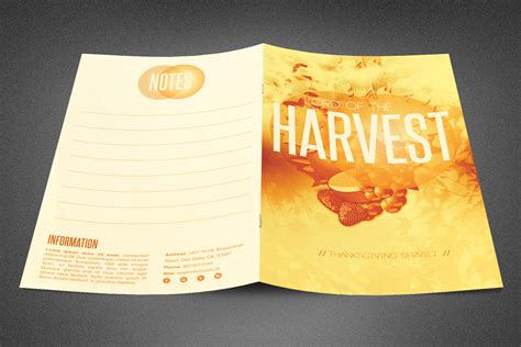 Lord of the Harvest Church Bulletin