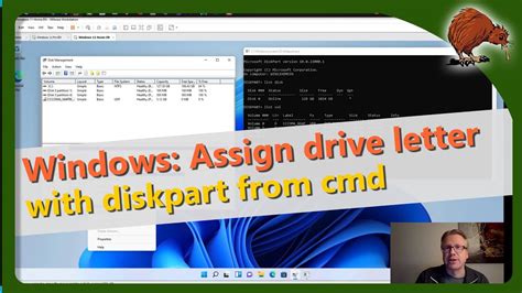 Diskpart – Assign drive letters from command line - YouTube