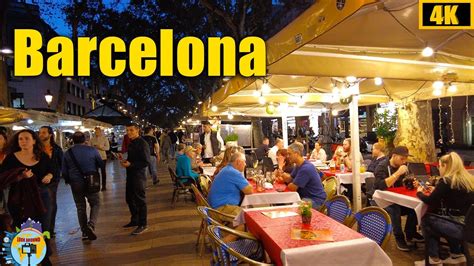 Barcelona Nightlife | LA RAMBLA - YouTube