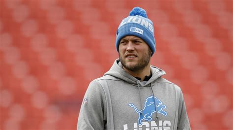 Lions' Matthew Stafford's Back Injury 'Completely Healthy'