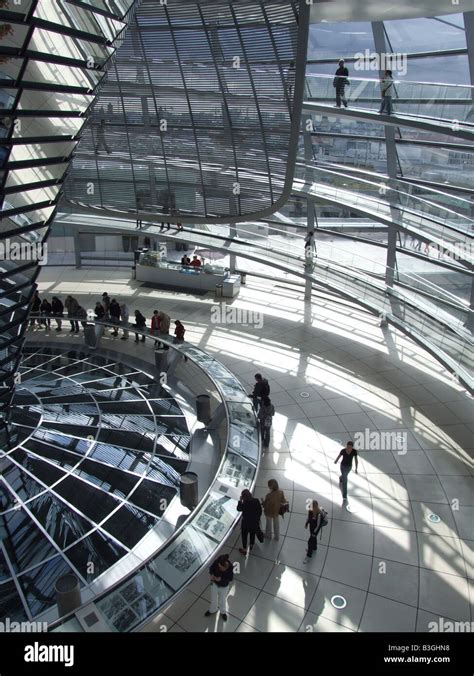 inside the reichstag dome, berlin, germany Stock Photo - Alamy