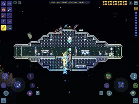 My terraria ufo made out of Martian conduit plating/pls tell me what it needs work on : r/Terraria