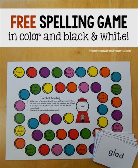 Spelling game for any word list - The Measured Mom