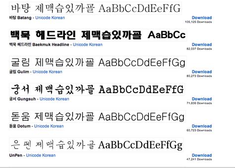 Life in Korea: Finding Korean fonts - One Weird Globe