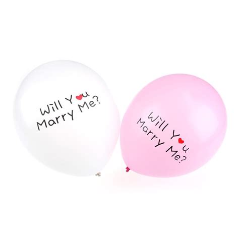 Will You Marry Me Balloons 2 Colors Marriage Proposal - Etsy