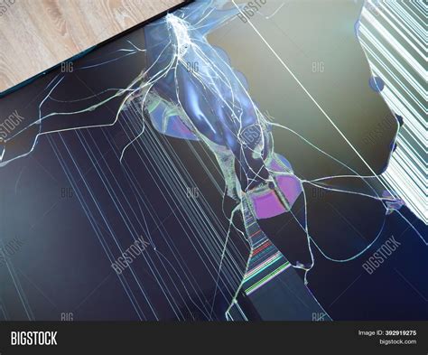 Broken Led Tv Matrix. Image & Photo (Free Trial) | Bigstock