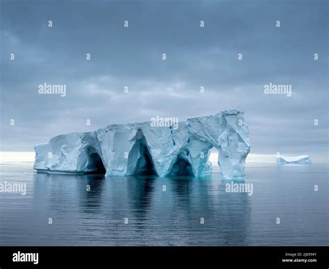 Large icebergs floating in the Bellingshausen Sea, Antarctica, Polar ...