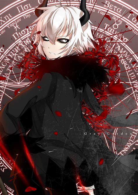 The Grey Garden Fanart Kcalb | Anime demon boy, Dark anime, Anime guys