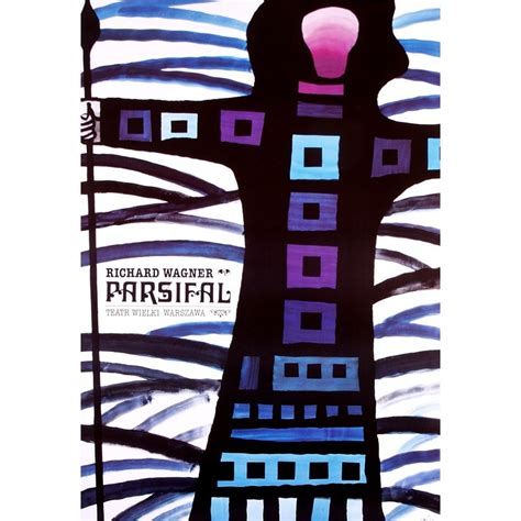 Parsifal - Richard Wagner, Polish Opera Poster