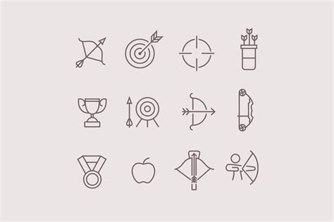 12 Archery Icons | Archery, Archery tattoo, Archery logo