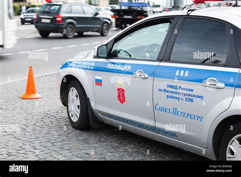 Police car russia hi-res stock photography and images - Alamy