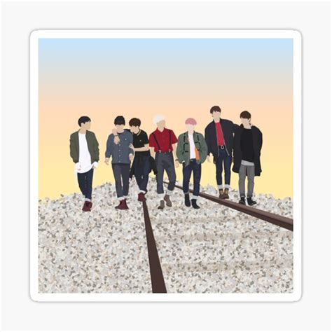 "BTS HYYH pt.1" Sticker for Sale by heuksuga | Redbubble