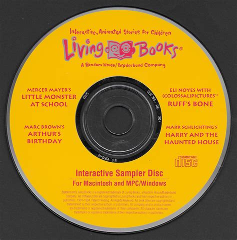 Living Books Interactive Sampler Disc 2 (1994) (PC) : Broderbund : Free Download, Borrow, and ...