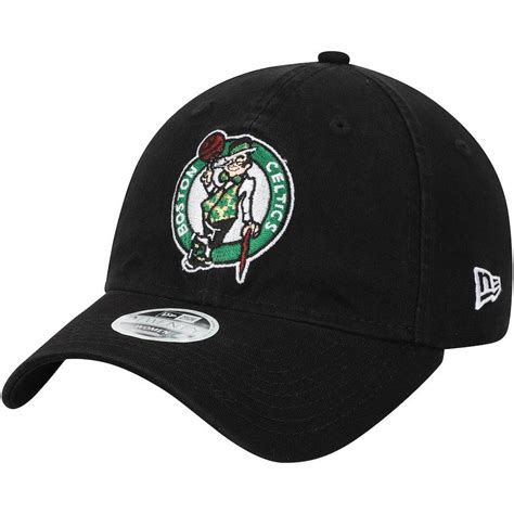 * Women's Boston Celtics New Era Black Team Core Classic 9TWENTY ...