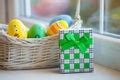 Free Stock Photo 13466 Box of colorful Easter eggs | freeimageslive