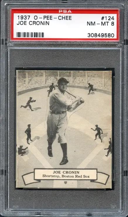 10 Most Valuable Joe Cronin Baseball Cards