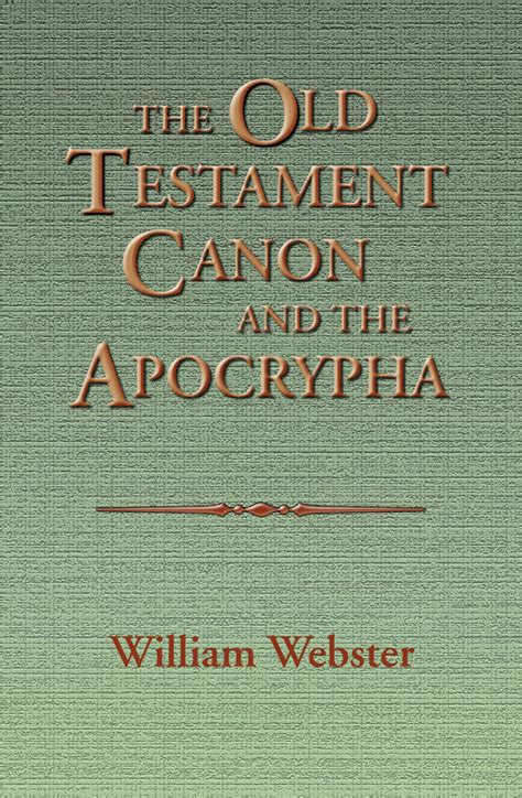 Book Advertisement – The Old Testament Canon and the Apocrypha: A ...