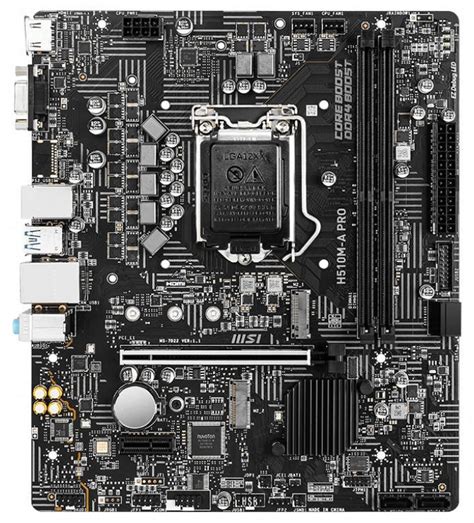 MSI H510M-A Pro Motherboard – F 1Tech Computers