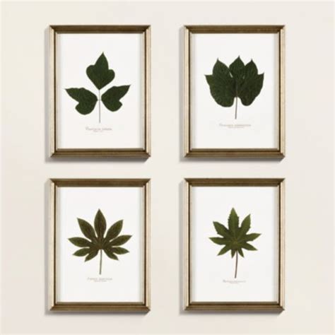 Petite Pressed Leaf Art