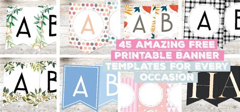 45 Amazing Free Printable Banner Templates For Every Occasion