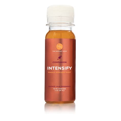 Intensify - 12 Pack - Mango Terpene Drink – The Happiest Hour Drinks