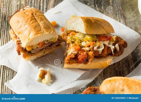 Homemade Breaded Chicago Steak Sandwich Stock Image - Image of bread, breaded: 150524901