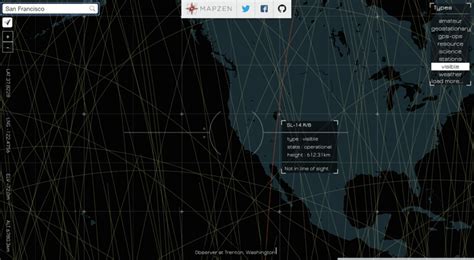 Line of Sight: Track the Real Time Locations of Satellites ~ GIS Lounge