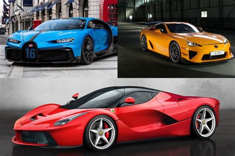 From the Chiron to the LaFerrari - These are the 10 greatest supercars ...