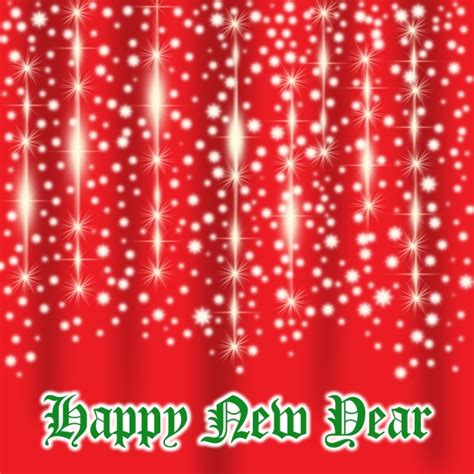 Happy New Year Lights Free Stock Photo - Public Domain Pictures