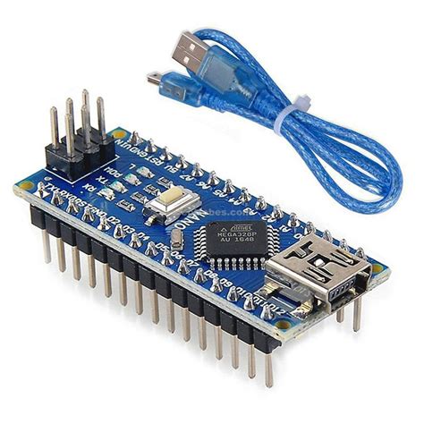 Arduino Nano V3 Pre-Soldered Pins with USB Cable in Pakistan