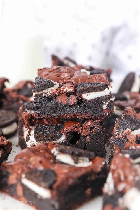 Easy Oreo Brownies | Beyond Frosting