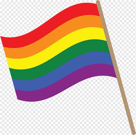 Bandera arcoiris lgbt inclinada, png | PNGWing