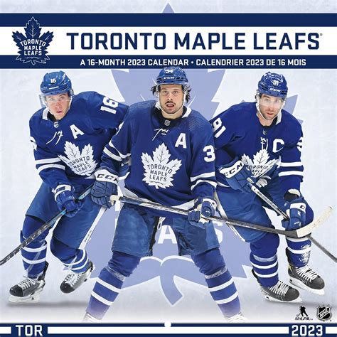 2023 NHL Toronto Maple Leafs Mini Wall Calendar : Amazon.ca: Office ...