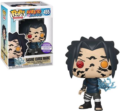 Funko Naruto POP Animation Sasuke Curse Mark Exclusive Vinyl Figure 455 ...