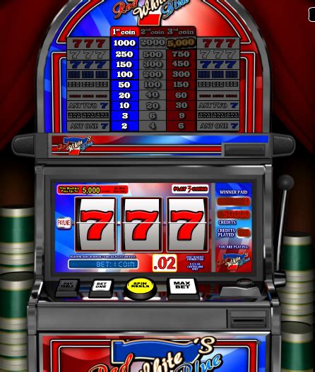 The Red White Blue 7s slot game is the only patriotic game that you can ...