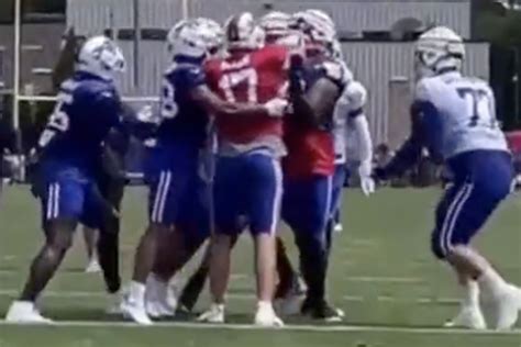 Josh Allen on Bills camp fight: 'Man I love football'