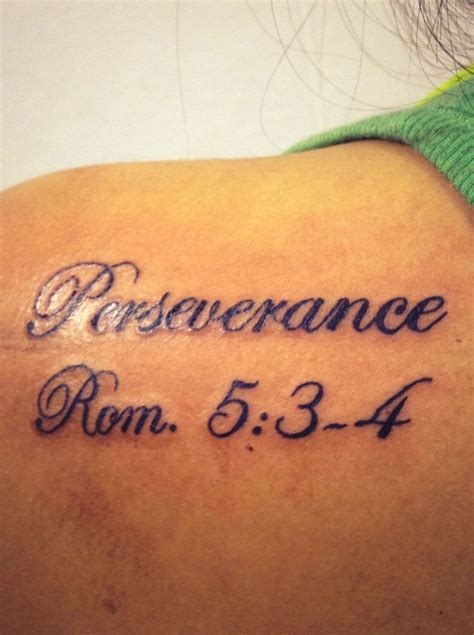 Perseverance tattoo. | Perseverance tattoo, Tattoos with meaning ...